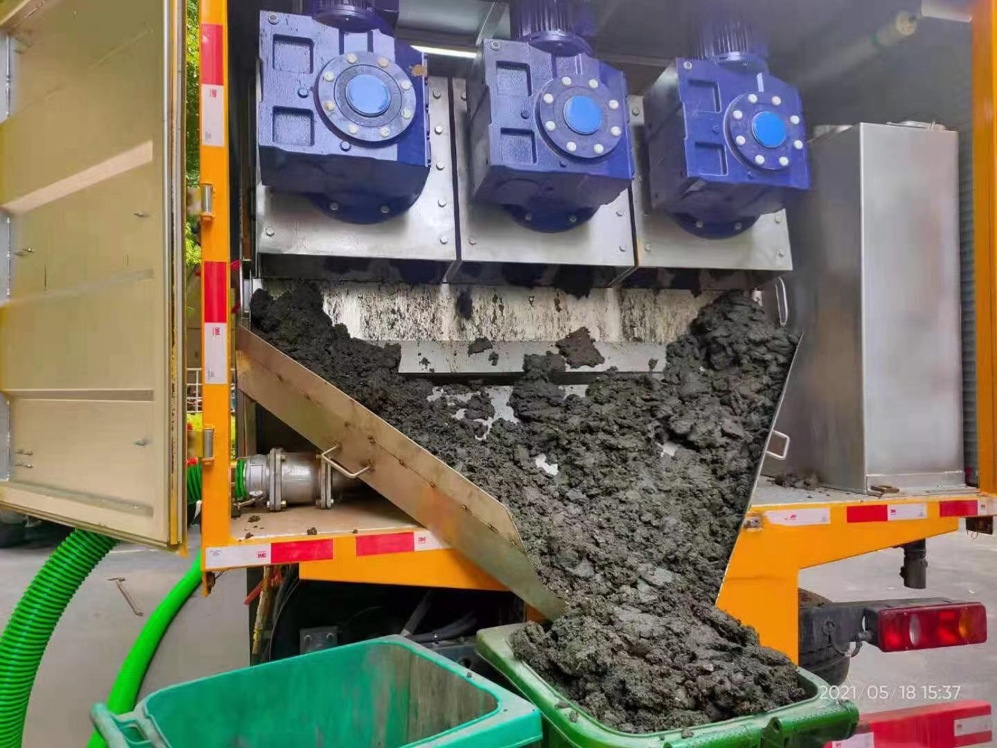 珠山化粪池清掏城市维护站-泥浆净化干湿分离处理